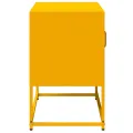 Meuble TV jaune moutarde 68x39x60,5 cm acier