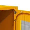 Meuble TV jaune moutarde 68x39x60,5 cm acier