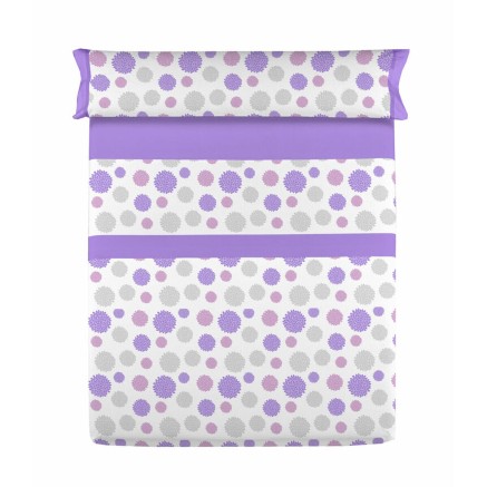 Set di Lenzuola D'Or SOLE Malva Singolo