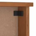 Porte-manteau mural SANDNES 87x12x35 cm bois massif pin