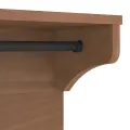 Porte-manteau mural SANDNES 43x30x42 cm bois massif pin