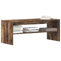 Meuble TV Chêne fumé 100x40x40 cm Bois d'ingénierie