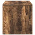 Meuble TV Chêne fumé 100x40x40 cm Bois d'ingénierie