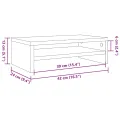 Support de moniteur vieux bois 42 x 24 x 13cm bois d'ingénierie