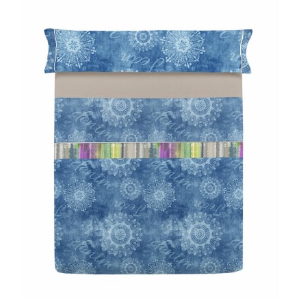 Set di copripiumino Lois JEANS Grigio Osimano 260 x 230 cm 4 Pezzi