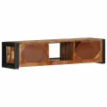 Meuble TV 100x30x25 cm Bois de récupération solide