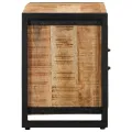 Meuble TV 80x30x40 cm bois massif de manguier brut