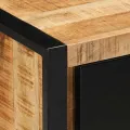 Meuble TV 80x30x40 cm bois massif de manguier brut