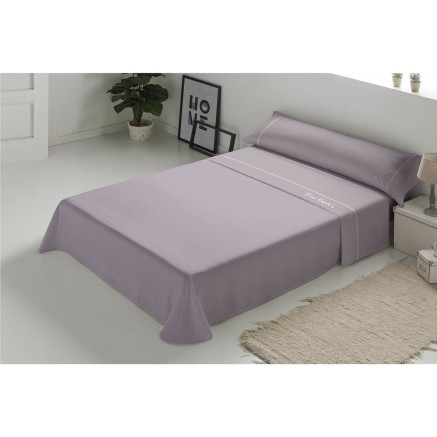 Jeu de draps Pierre Cardin ARCADIA Mauve Lit ½ persones 2