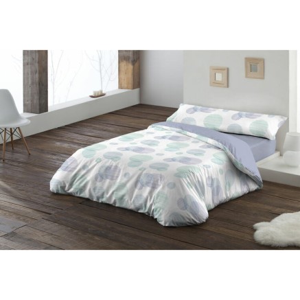 Bettbezug-Set Hosteline SCRATCH Violett Doppelmatratze 3 Stücke