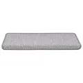 Tapis d'escalier autocollants 30 pcs 65x21x4 cm platine