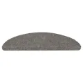 Tapis d'escalier auto-adhésifs 20 pcs gris 65x22,5x3,5 cm