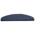 Tapis d'escalier auto-adhésifs 30 pcs bleu 65x22,5x3,5 cm