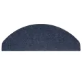Tapis d'escalier auto-adhésifs 30 pcs bleu 65x22,5x3,5 cm