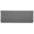Tapis d'escalier auto-adhésifs 30 pcs gris 65x24,5x3,5 cm