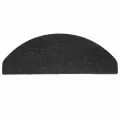 Tapis d'escalier auto-adhésifs 30 pcs noir 65x22,5x3,5 cm