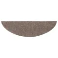 Tapis d'escalier autocollant 20 pcs crème 56x17x3 cm