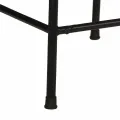Tabourets de bar lot de 2 bois massif manguier brut