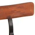 Tabourets de bar lot de 2 49x43x103 cm bois de manguier massif