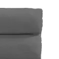 Chaises à manger lot de 2 gris foncé tissu