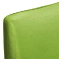 Housse de chaise droite extensible 6 pcs vert