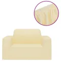 Housse extensible de canapé Crème Jersey de polyester
