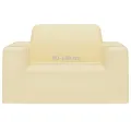 Housse extensible de canapé Crème Jersey de polyester