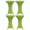 Housses de table extensible 4 pcs 70 cm Vert