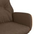 Chaise de relaxation Marron Tissu et PVC