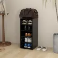 Armoire à chaussures Noir 31,5x35x70 cm Aggloméré