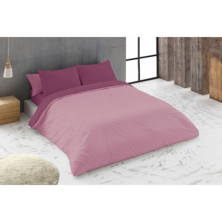 Set di copripiumino Lois SIROS NORDICO Rosa Matrimoniale 2 Pezzi