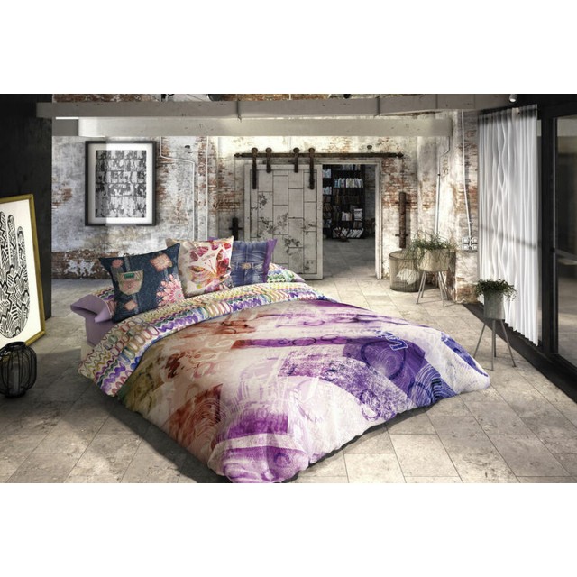 Dekbedovertrek set Lois JASON P. Mauve Bed van 90 150 x 230 cm 3 Onder