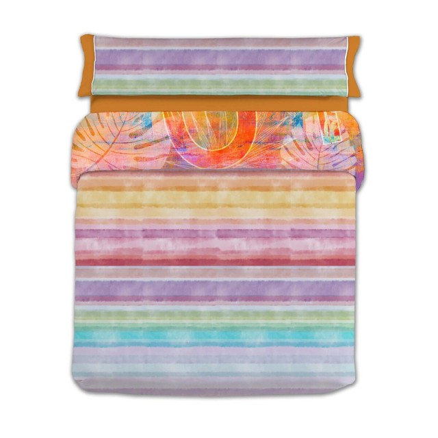 Dekbedovertrek set Lois CORSO P. Oranje Bed van 90 150 x 230 cm 3 Onde