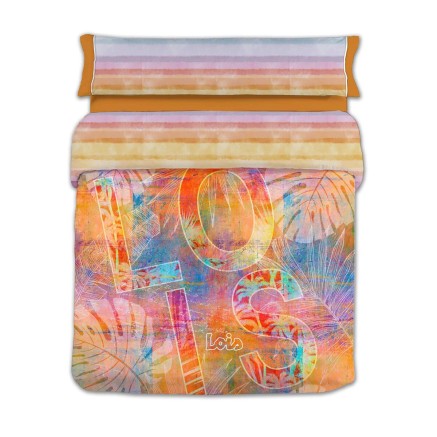 Duvet cover set Lois CORSO P. Orange King size 240 x 230 cm 4 Pieces