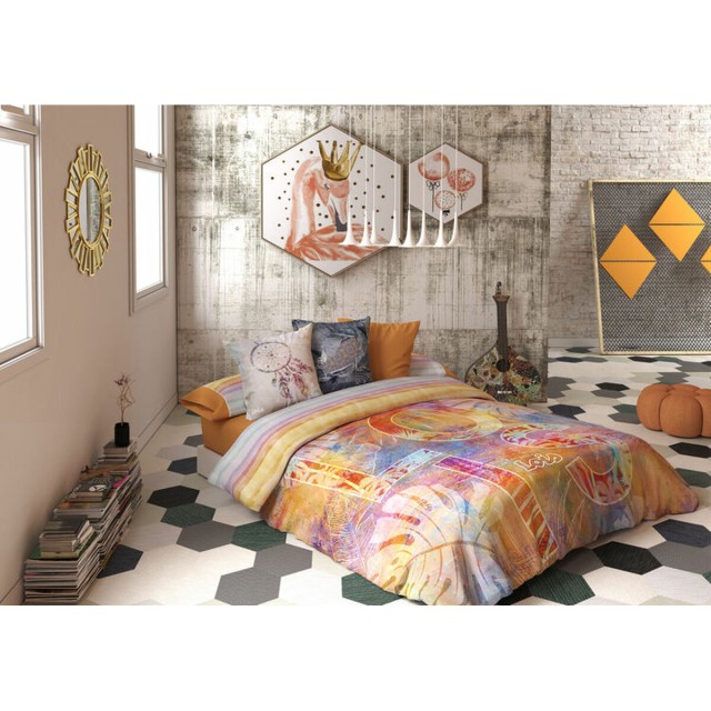 Duvet cover set Lois CORSO P. Orange King size 240 x 230 cm 4 Pieces