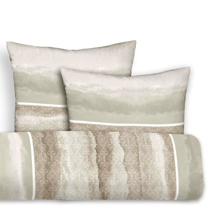 Dekbedovertrek set Pierre Cardin NINA Bruin Bed van 150 3 Onderdelen 2