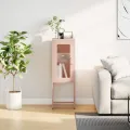 Buffet rose 36x39x107 cm acier laminé à froid