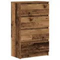 Buffet vieux bois 60x35x98,5 cm bois d'ingénierie