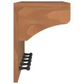 Porte-manteau mural SANDNES 87x30x42 cm bois massif pin