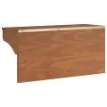 Porte-manteau mural SANDNES 87x30x42 cm bois massif pin