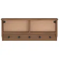 Porte-manteau mural SANDNES 87x12x35 cm bois massif pin