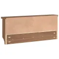 Porte-manteau mural SANDNES 87x12x35 cm bois massif pin