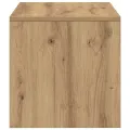 Meuble TV chêne artisanal 100x40x40 cm bois d'ingénierie
