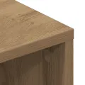 Meuble TV chêne artisanal 100x40x40 cm bois d'ingénierie