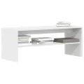 Meuble TV Blanc 100 x 40 x 40 cm Aggloméré