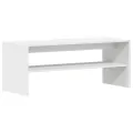 Meuble TV Blanc 100 x 40 x 40 cm Aggloméré