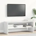 Meuble TV Blanc 100 x 40 x 40 cm Aggloméré