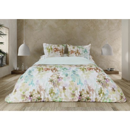 Parure de couette Pierre Cardin SARA Mauve Lit 1 persone 2 Pièces 2