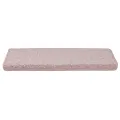 Tapis d'escalier 30 pcs 65x21x4 cm blanc et rose