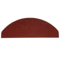 Tapis d'escalier auto-adhésifs 30 pcs rouge 65x22,5x3,5 cm
